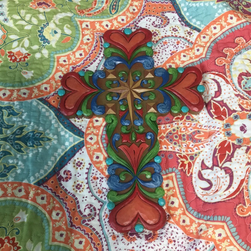 Jim Shore-Prayer Wall Cross